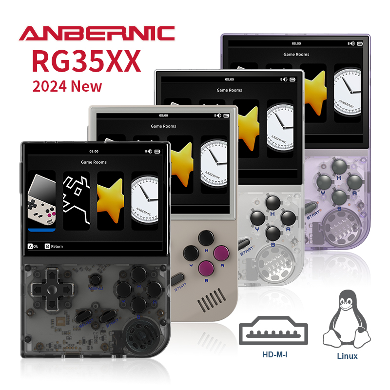 Gaming Console Under 5000 - ANBERNIC 2024 Nuovo RG35XX Retro Console